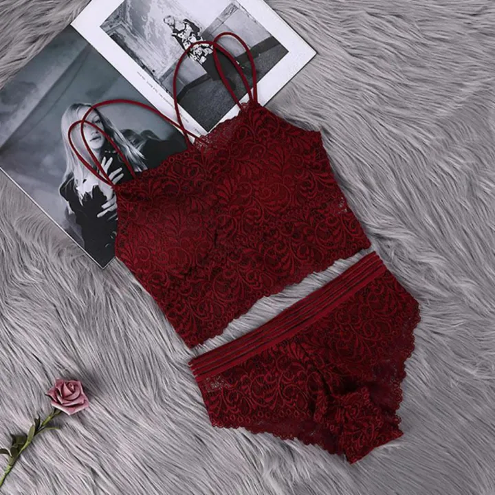 Women%20Non%20Pushup%20Lace%20Style%20Padded%20Bra%20and%20Panty%20Set%20-%20Image%202