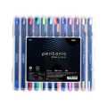 Pentonic Multi-Color Gel Pen Set with Refillable 0.7mm Tips in Elegant Box.