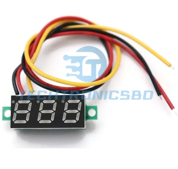 3-Wire%20Mini%20Digital%20Voltmeter%20%7C%20DC%200%E2%80%93100V%20Voltage%20Meter%20Display%20%7C%20LED%20Panel%20Meter%20for%20Battery,%20Power%20Supply%20&%20DIY%20Electronics%20Projects%20-%20Image%202