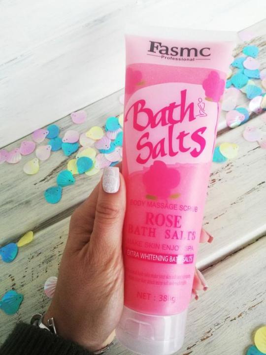 Fasmc Bath Salts With Rose Body Massage Scrub -380g