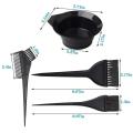 22pcs/set Hair Color Dye Bowl Comb Brushes Tool Kit Set Tint Coloring Dye Bowl Comb Brush Twin Headed Brushes Dyeing Cape Kits. 