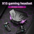 X15 TWS Wireless Bluetooth Headset LED Display Gamer Earbuds with Mic Wireless Headphones Noise Cancelling Bluetooth Earphones. 