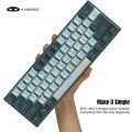 MageGee 60% Customized Wired Mechanical Keyboard, STAR61 Gaming Keyboard, Laptop Office Keyboard. 