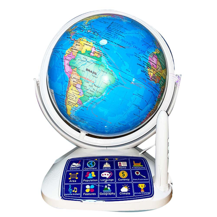 AR Globe for Kids Education Talking Interactive Globe Early Childhood Learning Built-in Constellation Light Globe