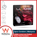 SMC U&Me Long Love Dotted Extra Time Condom | 3pcs Pack | Malaysia. 
