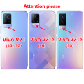For vivo V21 Case For vivo V21e 4G 5G Soft Case Silicon Back Cover Phone Case For VIVO V 21 e VivoV21 Coque TPU bumper Funda. 