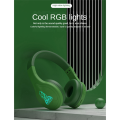 Bluetooth Headset Silicone with 85DB Volume Limited Hearing Protection Headphones Without Microphone Green. 