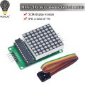MAX7219 8*8 dot matrix module microcontroller module display module MCU LED Display Control Module For Arduino 5V. 