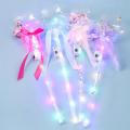 Handheld Magical Stick Princess LED Lantern Wand Stage Props Outdoor Summer Play Light Up Toy Glow At Dark Girls Princess Favor.