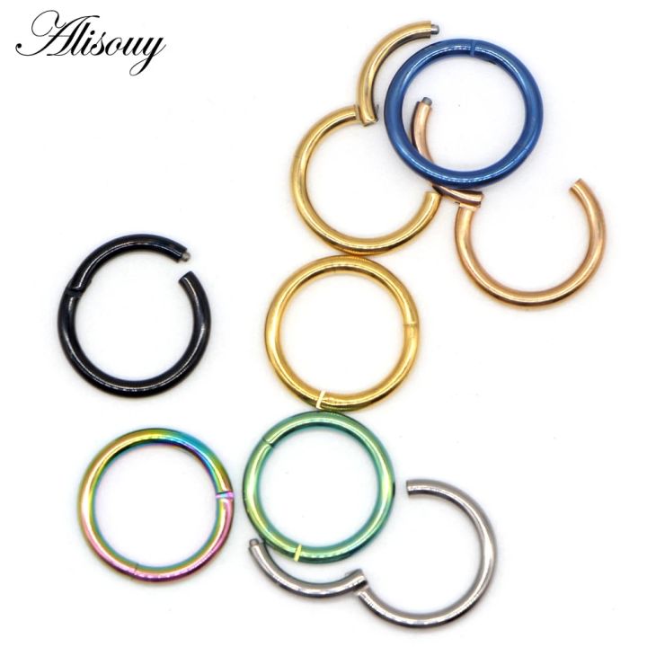 Alisouy%201PC%20Steel%20Tiny%20Nostril%20Segment%20Septo%20Nose%20Rings%20Captive%20Ear%20Nose%20Hoop%20Piercings%20Clip%20on%20Helix%20Rings%20Body%20Jewelry%207%20Color%20-%20Image%203