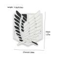 Classic Anime Aot Attack on Titan Brooch Wings of Freedom Enamel Pins Metal Badges Cosplay Collection Accessories Gift for Fans.