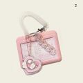 Ins Acrylic Photocard Holder Korea Kpop Idol Card Holder Transparent Photo Sleeves Portable Bus Card Protector Pendant Keychain. 