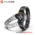Metal Strap for Mi Band 9 8 7 6 5 4 Stainless Bracelet for Xiaomi Mi Band 9 Strap for Mi Band 8 Mi Band 7 Wristband Accessories. 