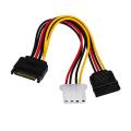 Adapter SATA / SATA / MOLEX AK-CA-32 (SATA 15pin + 4pin Molex, 16,5 cm). 