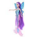 Classic Mermaid Doll Toys Figures With Glittering Tail Wing #C. 