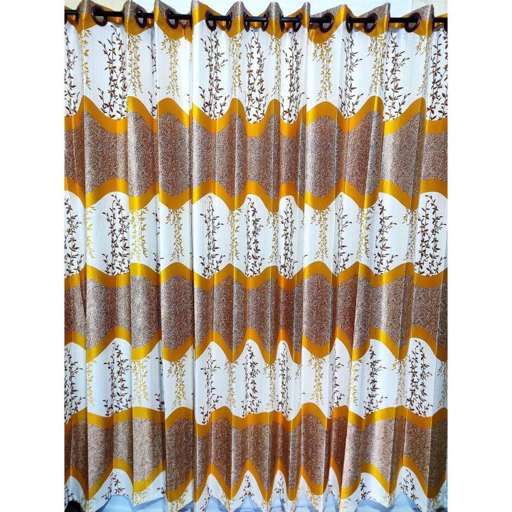 Curtain Porda Synthetic curtains Indian porda window protector 45*80 inch White and cream art 4 kuchi curtain