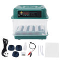 Egg Incubators Automatic Adjustable Tray Incubator Household Egg Turner for Hatching EU Plug 220V 12 Eggs.
