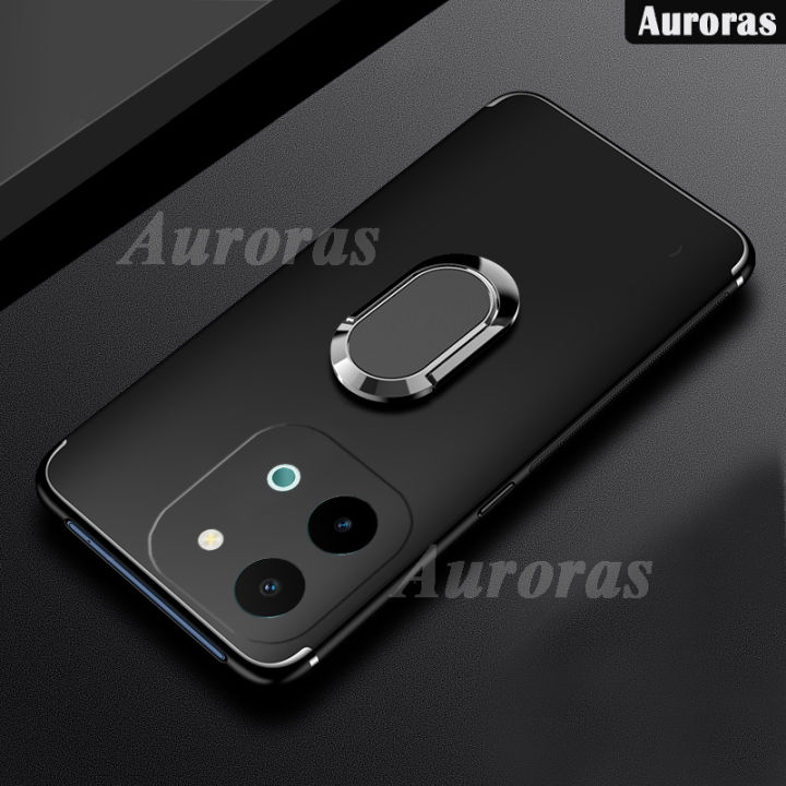 Phone%20cover%20For%20Vivo%20Y28%20case%20shell%20Soft%20Silicone%20Metal%20Ring%20Kickstand%20Bracket%20360%20Degree%20Rotation%20Holder%20For%20vivo%20Y28%20Cases%20Housing%20-%20Image%203