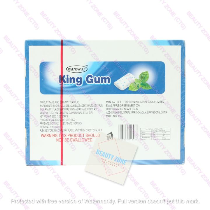 KING%20GUM%20MINT%20FLAVOR%20CHEWING%20GUM%20%20-%2050%20PCS%20-%20Image%204
