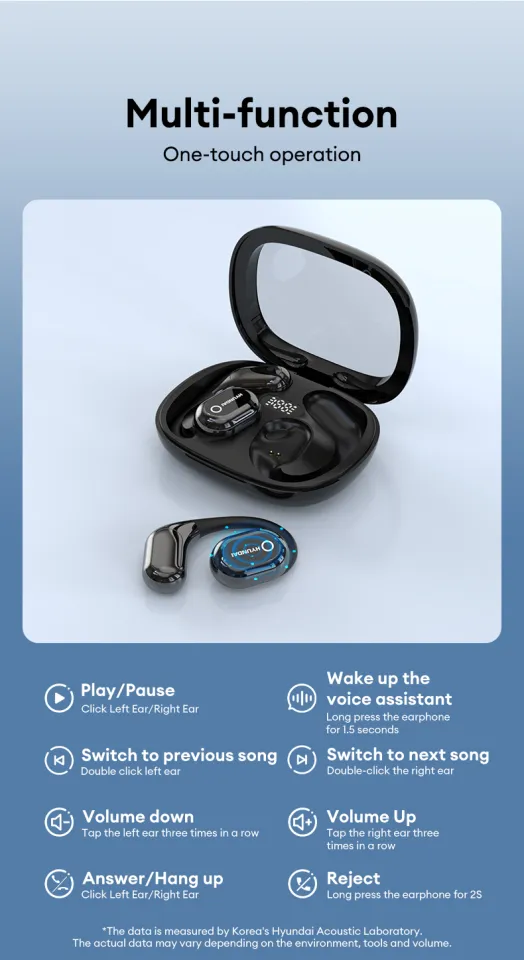 HYUNDAI HY Y16 AI Translation Wireless Earphones Support Multi