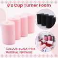 4 Sizes 8 Pieces Cup Turner Foam Tumbler Inserts for 1/2 Inch PVC Pipe Tumbler Inserts for 10 Oz to 40Oz All Tumblers.