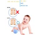1Pair Anti -Slip Baby Knee Pad Protector (color as per stock).