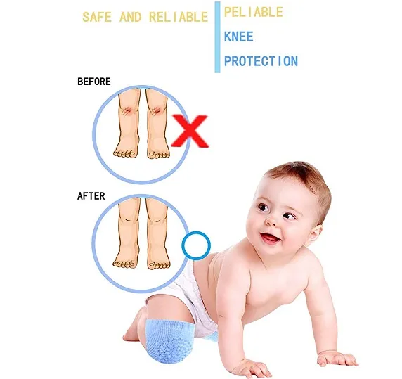 Multicolor%20Smooth%20Cotton%20Baby%20Knee%20Pads%20-%201%20Pair%20(color%20as%20per%20stock)%20-%20Image%202