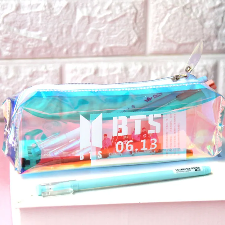 Bts%20Pencil%20Case%20Stationery%20Box%20Laser%20Transparent%20Large%20Capacity%20Primary%20School%20Universal%20Storage%20Bag%20-%20Image%207