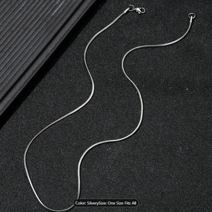 Silver%20plated%20Stainless%20Steel%20Round%20Snake%20Chain%20For%20Men%20And%20Boys%20-%20Image%2010