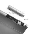 Thin 2.4GHz USB Wireless Mini Keyboard with Number Touchpad Numeric Keypad for Tablet Desktop Laptop PC-Silver gray.