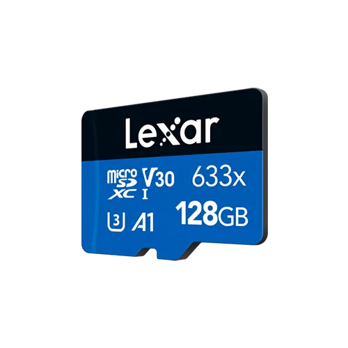 Lexar%20128GB%20High-Performance%20Class%2010%20633x%20microSDHC/microSDXC%20Card%20A1%20U3%20UHS-I%20V30%204K%20UHD%20BLUE%20Series%C2%A0Micro%20SD%20Card%20-%20Image%205