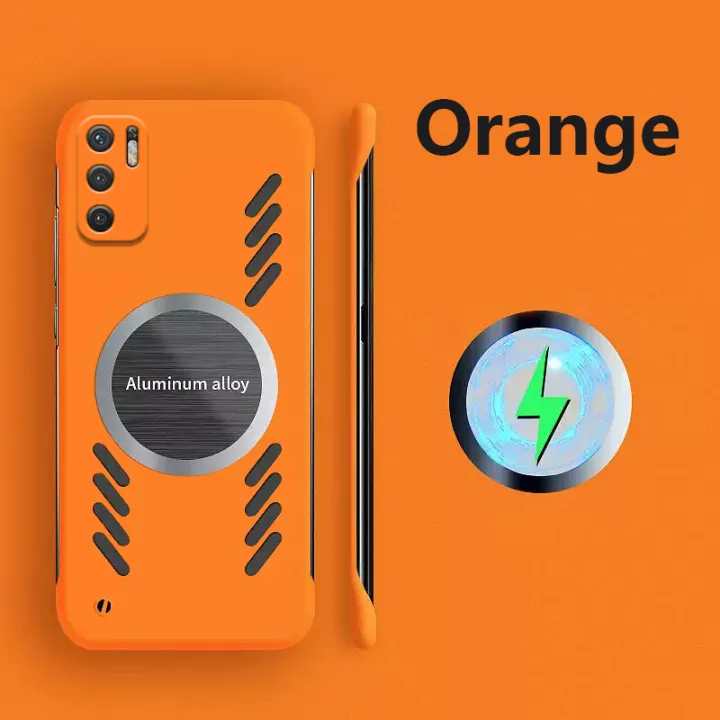 Tokifu For Redmi Note 10 5G Bezel-less Case Magnetic Attachment Slim ...