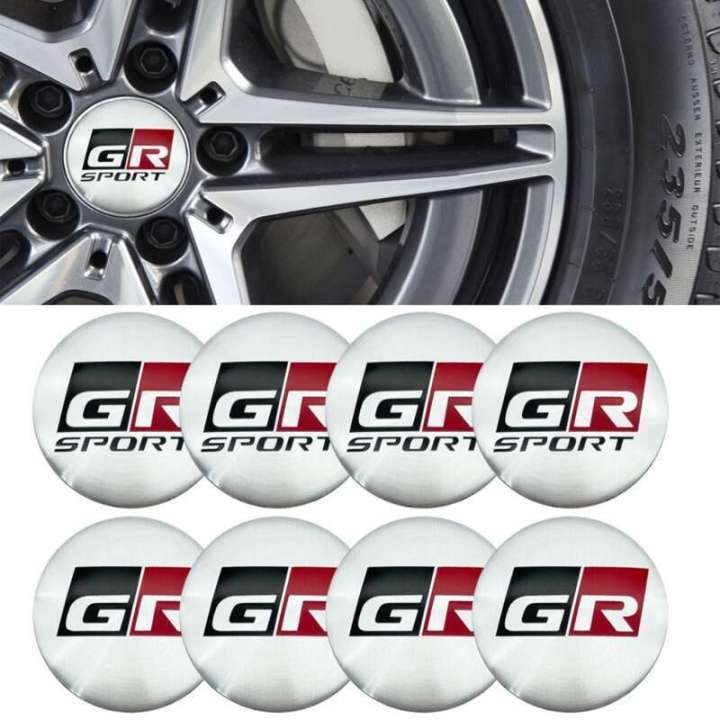 4x%20Aluminum%2060mm%20Car%20Wheel%20Center%20Rim%20Mags%20Hub%20Cap%20Cover%20Trim%20Hubcaps%2056mm%20GR%20Sport%20Emblem%20Badge%20Sticker%20For%20Toyota%20Vios%20Corolla%20Altis%20Y%20Cross%20Rush%20Raize%20Avanza%20Camry%20Wigo%20-%20Image%203