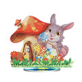 GC Handmade 5d Diamond  Painting High-definition Printing Desktop Ornament Easter Bunny Egg Holiday Decorations specification:BJP301. 