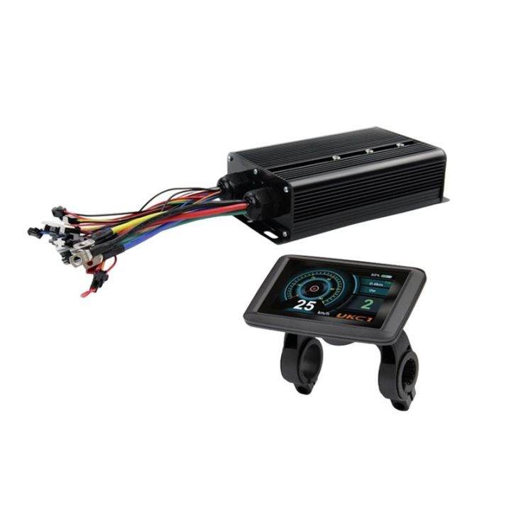 EBIKE -Border Electric Bicycle 80A Three-Mode Controller 48V -72V UKC1+ Color Screen Speed Limit Combination