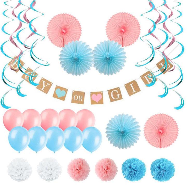 gender reveal baby shower decoration stores