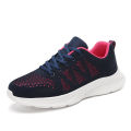 Cross-border plus size women's shoes fly woven mesh outdoor sports shoes for students casual and versatile running shoes for women are light and breathable.