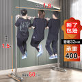 Steel pipe drying rack, hanger hanger, single-rod galvanized plumbing pipe, extra-thick floor-to-ceiling vertical balcony, outdoor drying clothes galvanized. 