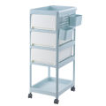 Baby product shelf, baby stroller, bedroom, bedside storage, movable multi-layer snack and bottle storage rack.