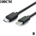 Type C Usb-c To Micro USB Cable For Samsung Micro B USB Type C Cord Male To Male For Xiaomi OTG Phone Micro USB Cable. 