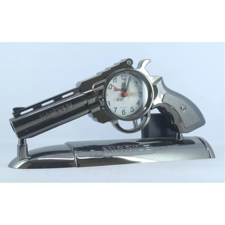 Handgun Missile Table Alarm Clock and Showpiece(null)