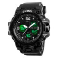 【beauty code store】SKMEI Sport Digital Chronograph Display Alarm Waterproof EL Light Watch For Men.