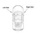 Car LED Left Side Wing Mirror Puddle Light Courtesy Lamp for.