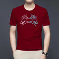 Hand Love Desing Soft & Comfortable - T-shirt For Men. 