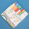6Pcs Dust Free Chalk Pens Solid Blackboard Whiteboard Drawing Pens Teacher Chalk Marker Office Supplies. 