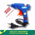 Hot Melt Glue Gun 20Watt With Free 10 Large Sticks.