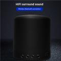 Mini Speaker Wireless Rechargeable Memory Card Loudspeaker HiFi Stereo Bar Party Sound Box AUX USB Soundbox Pink.