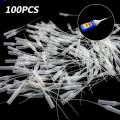 100 Pieces Glue Micro-Tips Plastic Glue Bottle Tips Glue Extender Precision Jessica.