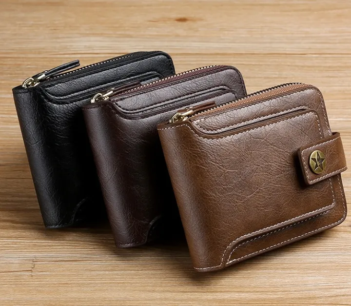 Men's%20small%20classic%20genuine%20leather%20wallet%20men's%20short%20wallet%20with%20buckle%20and%20zipper%20solid%20port%20ville%20clutch%20for%20men%20-%20Image%204