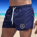 Men Swimming Shorts Summer FBI Print Short Pants Men Swimsuit Trunks Beach Shorts Surf Board Male Clothing Pants Short Homm. 